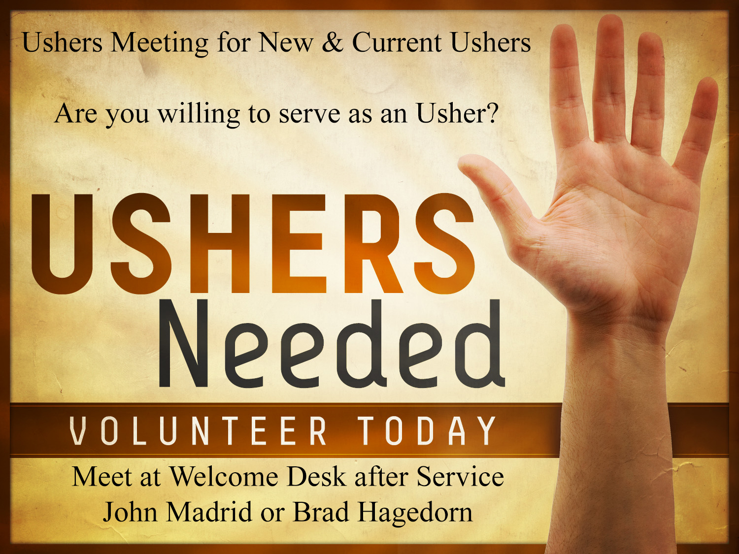 church ushers usher day theme and scripture