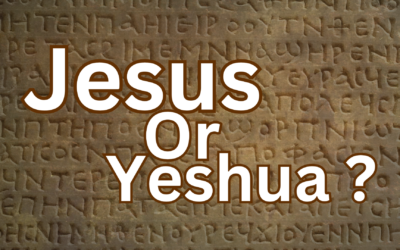 Is Jesus More Biblical Than Yeshua?